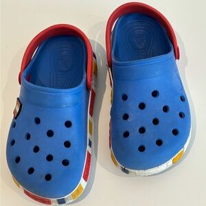 CROCS boys 12  girls 13 unisex lego design - see pics for wear